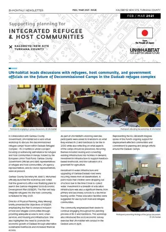 Supporting Planning for Integrated Refugee and Host Communities: 2021 February - March Issue 