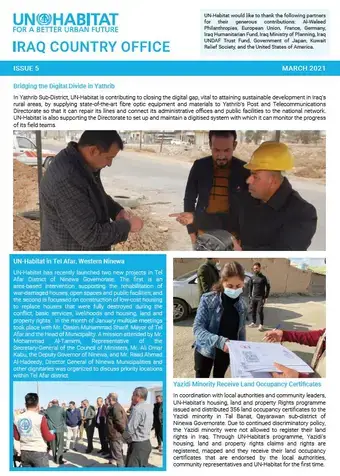 UN-Habitat Iraq Newsletter – March 2021