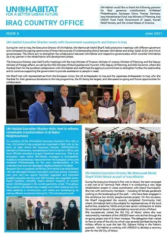 UN-Habitat Iraq Newsletter – June 2021