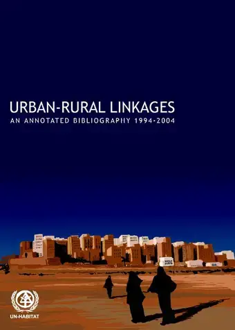 First International Forum On Urban-Rural Linkages