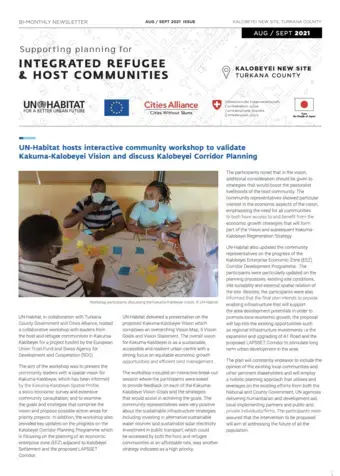 Supporting Planning for Integrated Refugee and Host Communities.- August-September Issue