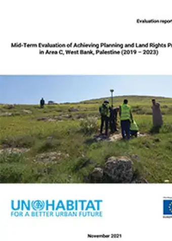 Mid-Term Evaluation of Achieving Planning and Land Rights Project in Area C, West Bank, Palestine (2019 – 2023)