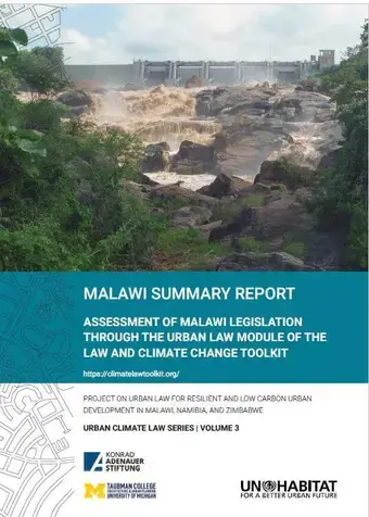 Assessment Of Malawi Legislation Through The Urban Law Module Of The ...