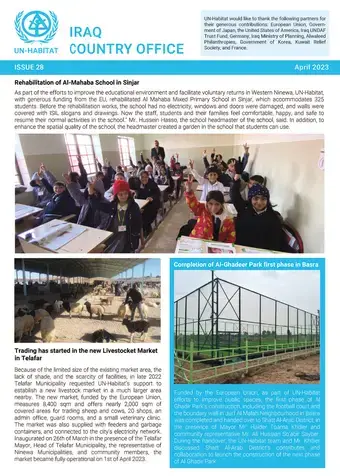 UN-Habitat Iraq Newsletter – April 2023 (English)