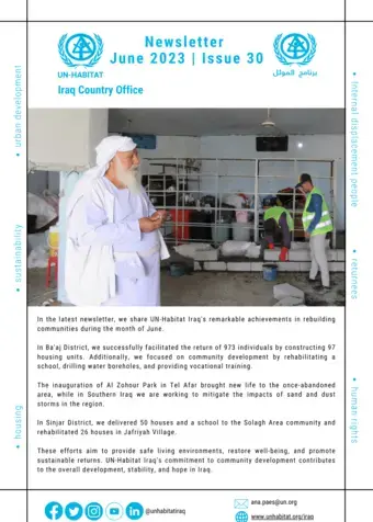 UN-Habitat Iraq Newsletter – JUNE 2023 (English)