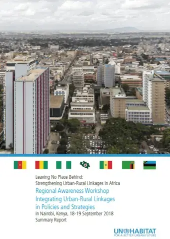 Regional Awareness Workshop - Integrating Urban-Rural Linkages in Policies and Strategies