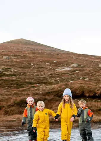 Textiles-as-a-service - leasing coveralls for kids in Norwegian kindergartens
