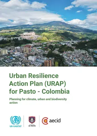 Cover of the Urban Resilience Action Plan (URAP) for Pasto, Colombia
