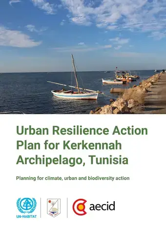 Cover of the Urban Resilience Action Plan (URAP) for Kerkennah Archipelago, Tunisia: Planning for Climate, Urban, and Biodiversity Action
