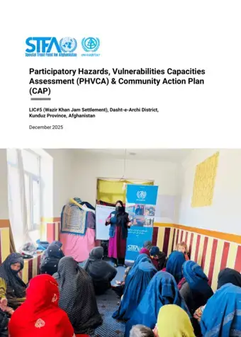 Participatory Hazards, Vulnerabilities Capacities  Assessment (PHVCA) & Community Action Plan  (CAP) in Kunduz Afghanistan