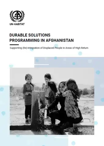 DURABLE SOLUTIONS PROGRAMMING IN AFGHANISTAN