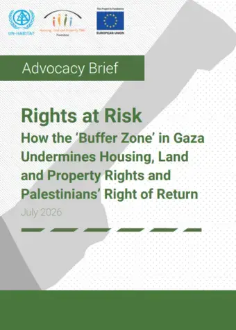 How the ‘Buffer Zone’ in Gaza Undermines Housing, Land and Property Rights and Palestinians’ Right of Return cover