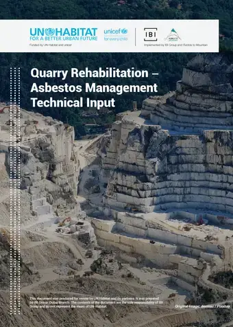 The Guidelines for Managing Asbestos at the Bakalian Disposal Site has been prepared by IBI Group, under the direction of UN Habitat, Arcenciel, and the Rubble to Mountains initiative, to guide the investigation, remediation, and management of potential asbestos-contaminated debris stockpiled from the recent Port of Beirut explosion at the Bakalian Disposal Site. These guidelines are based on Canadian, British, and international best practices and tailored to Lebanese conditions. Asbestos contamination is a