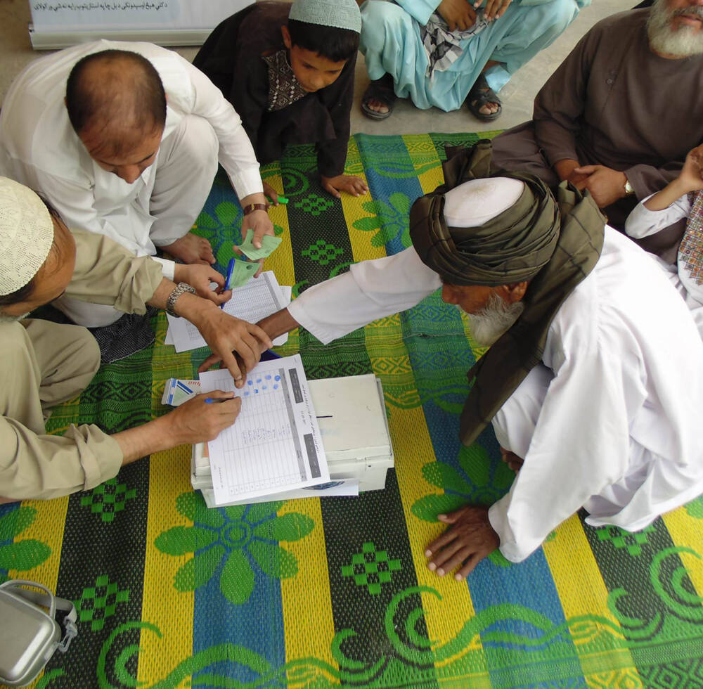 CCAP - Registration process for the CDC elections, District 10 Kandahar city