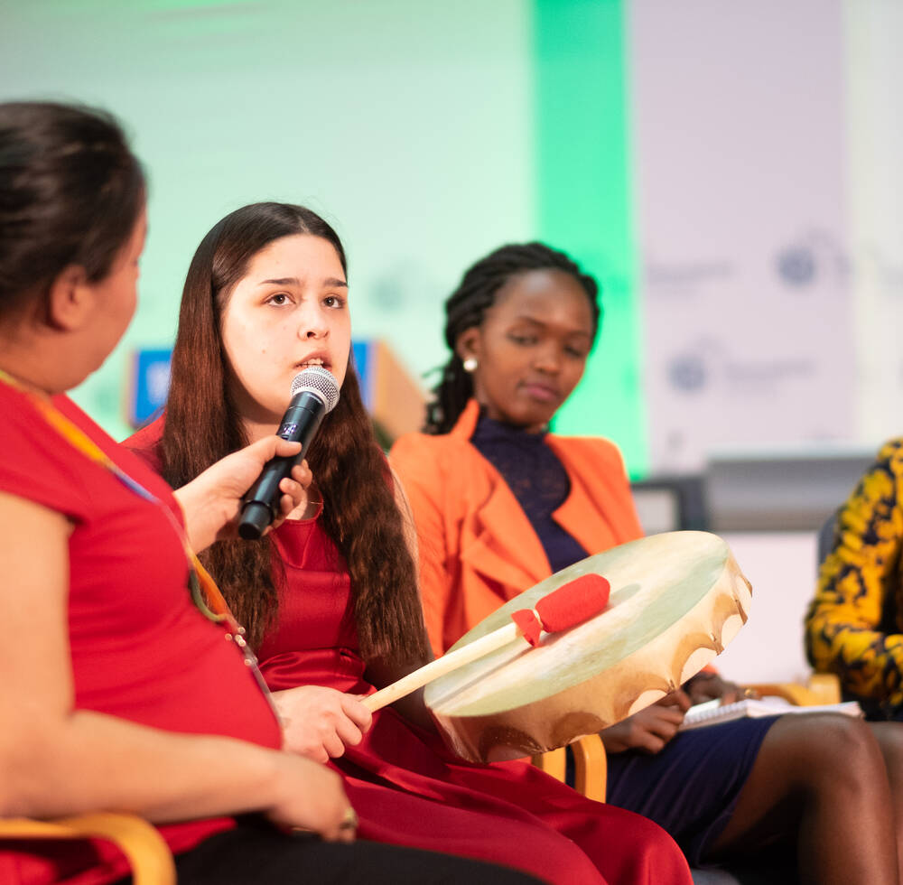 Young women activists and adult leaders share life experiences