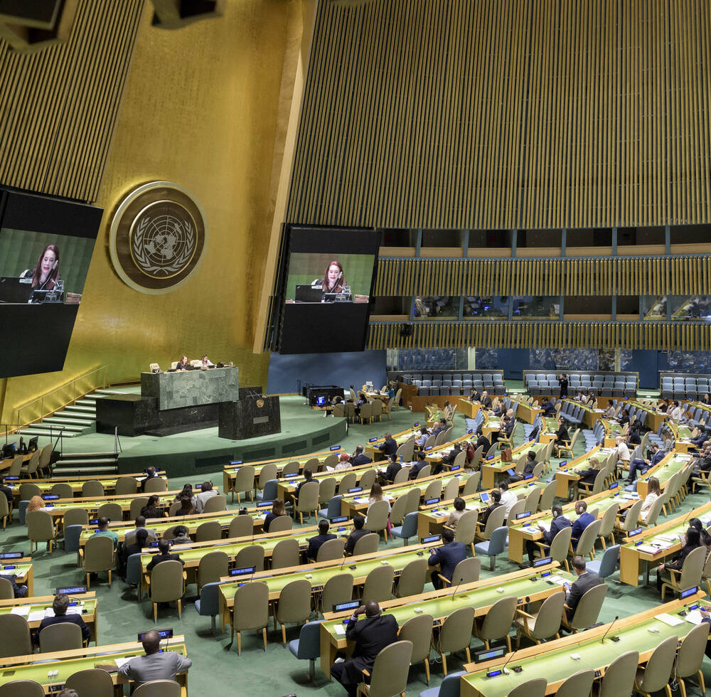 Wide photo of the General Assembly