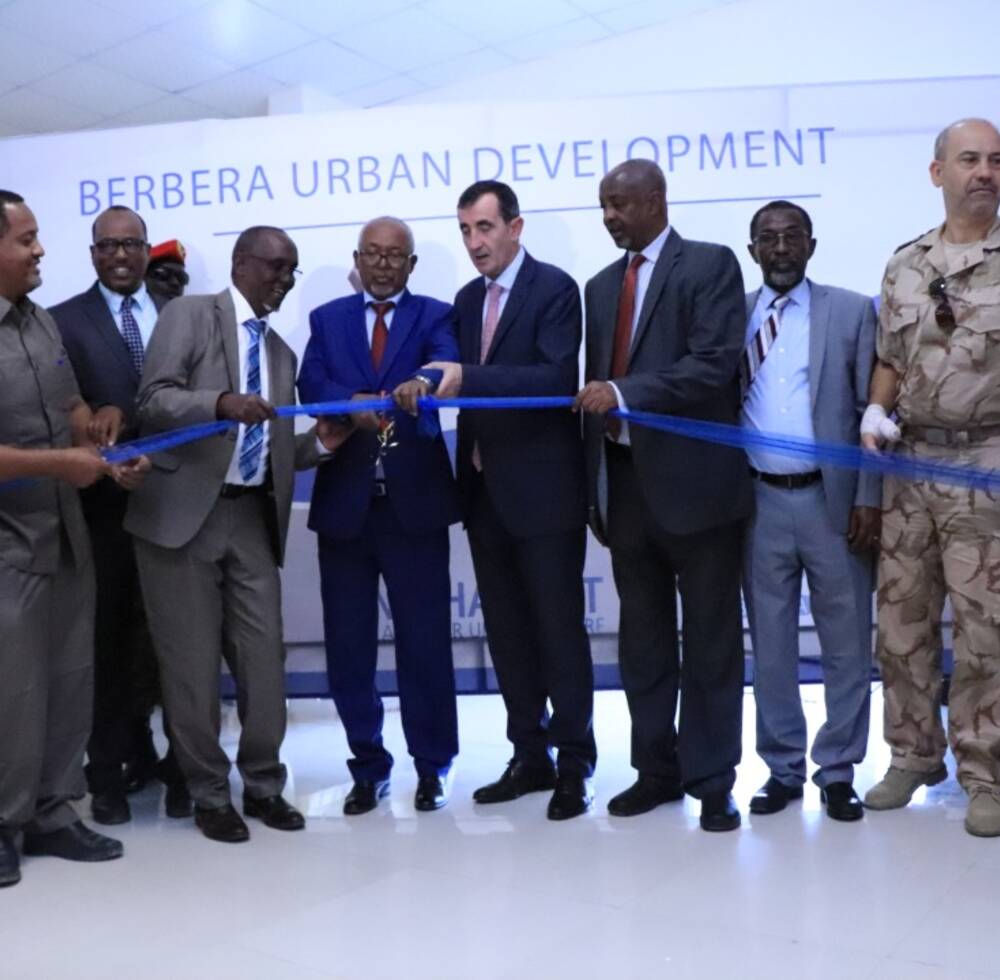 Ribbon cutting at Berbera Urban Development Project launched in Somaliland