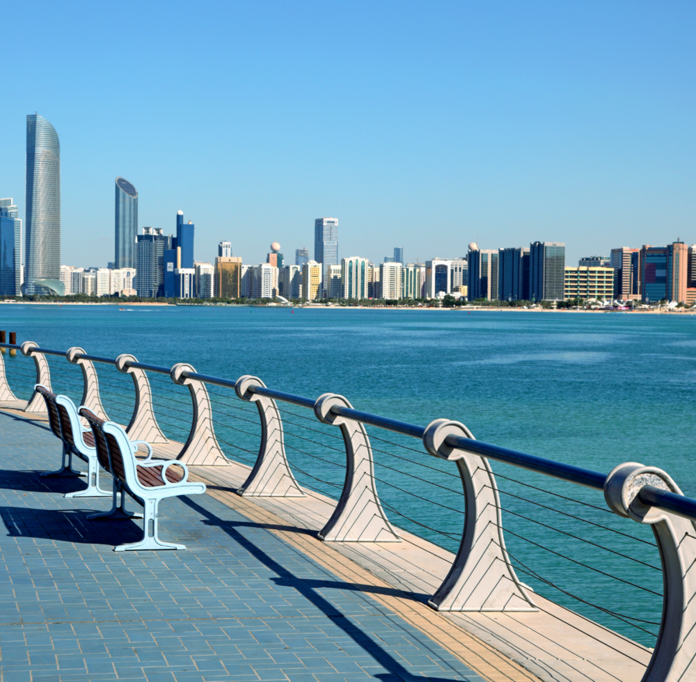Abu Dhabi by the sea