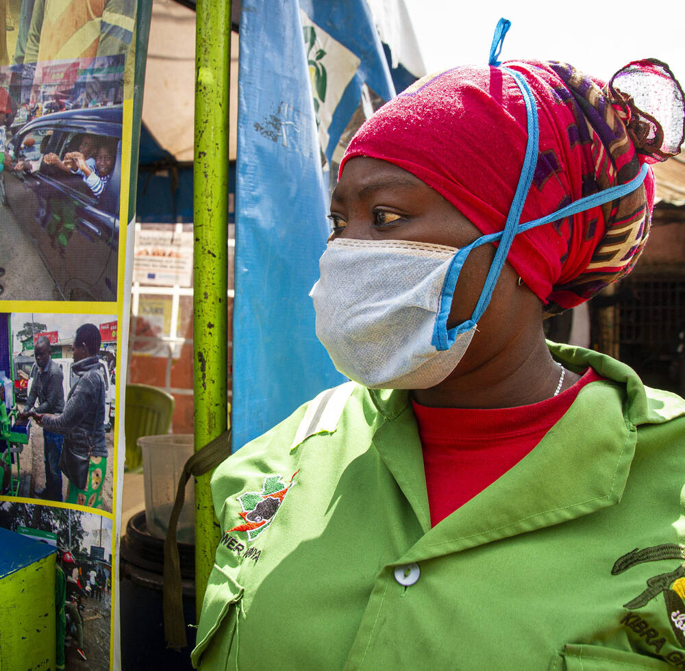 Kenya, Nairobi, Kibera: COVID19 prevention in slums