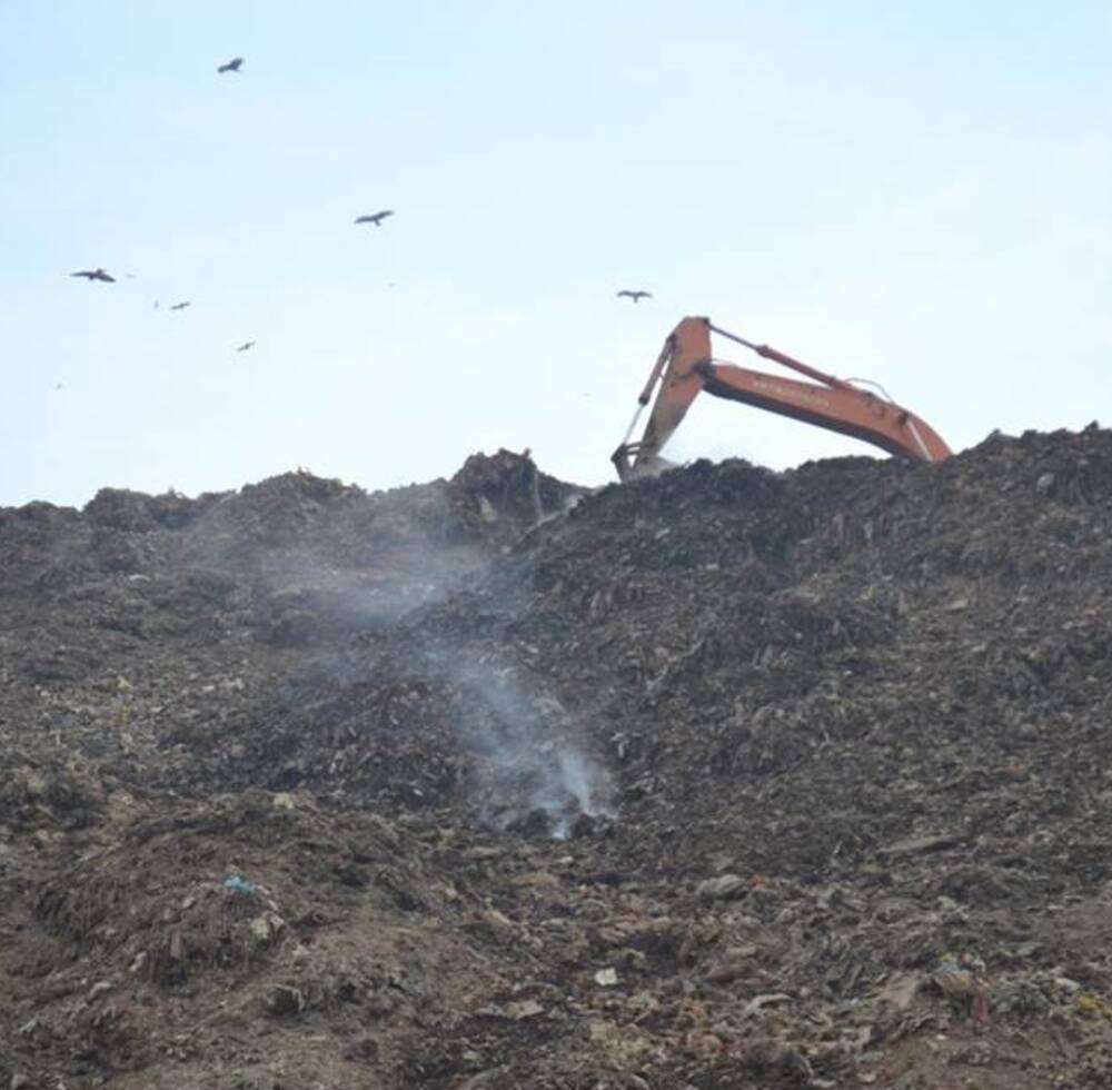 Since October 2019, biomining operations have been undertaken at the Gazipur landfill site in East Delhi to reduce its height from 60 meters to 40 meters and remediate 14 million tonnes of legacy mixed waste