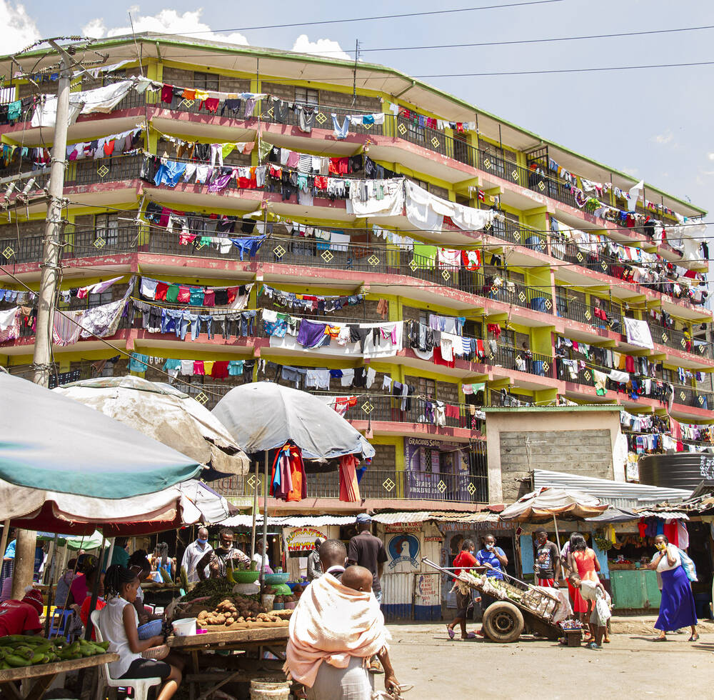 Kenya, Nairobi, Mathare COVID19 prevention in slums