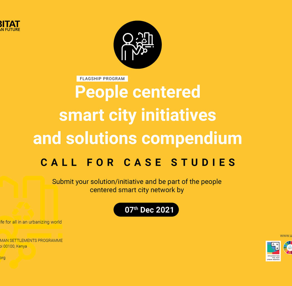 Call for submissions: Compendium of people-centered smart city initiatives