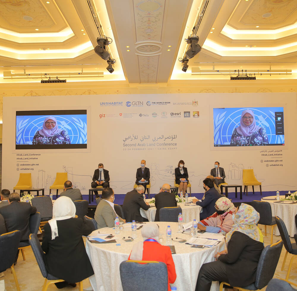 Conference discusses development progress in the Arab region through good land governance and increased land tenure security