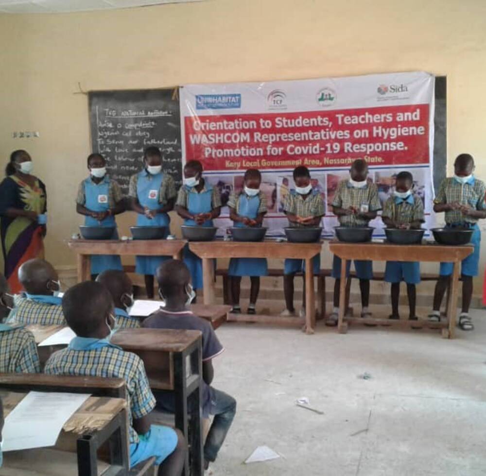 COVID-19 Advocacy for pupils in Karu Primary Schools