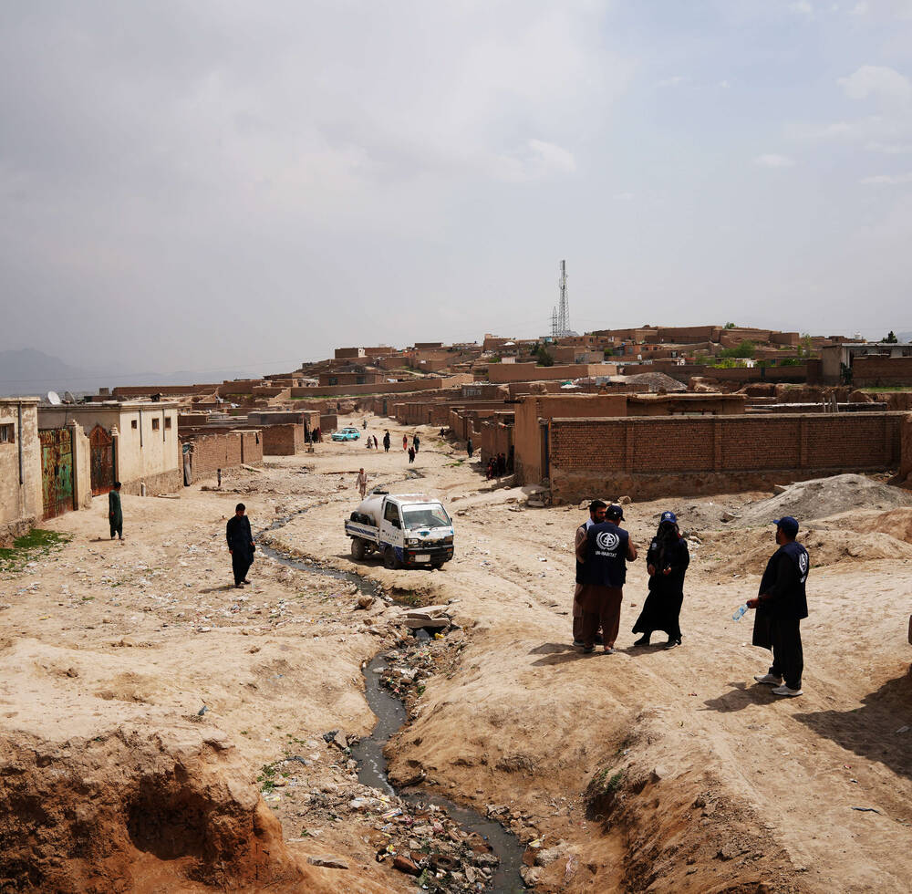 Kabul city - residents living in informal settlements