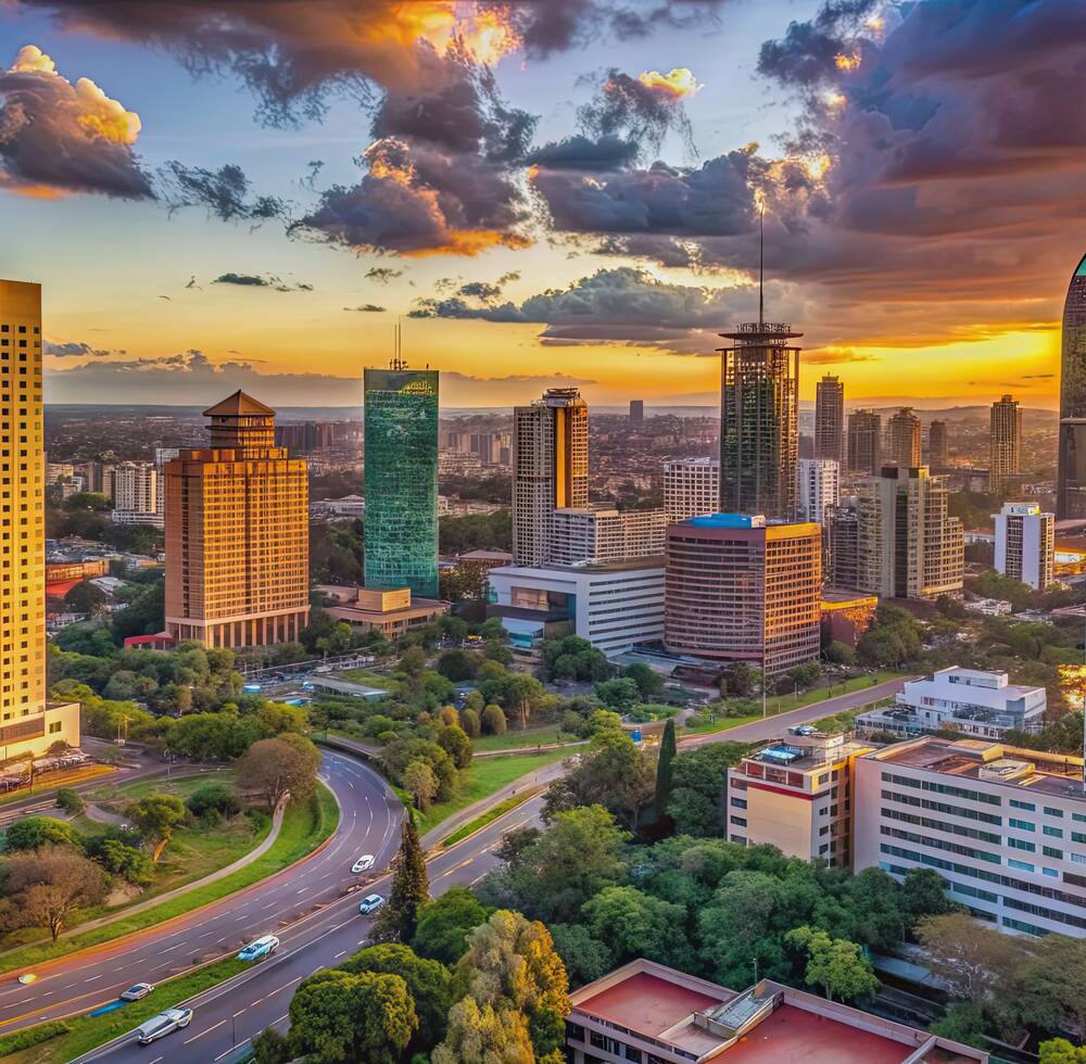 Nairobi skyline