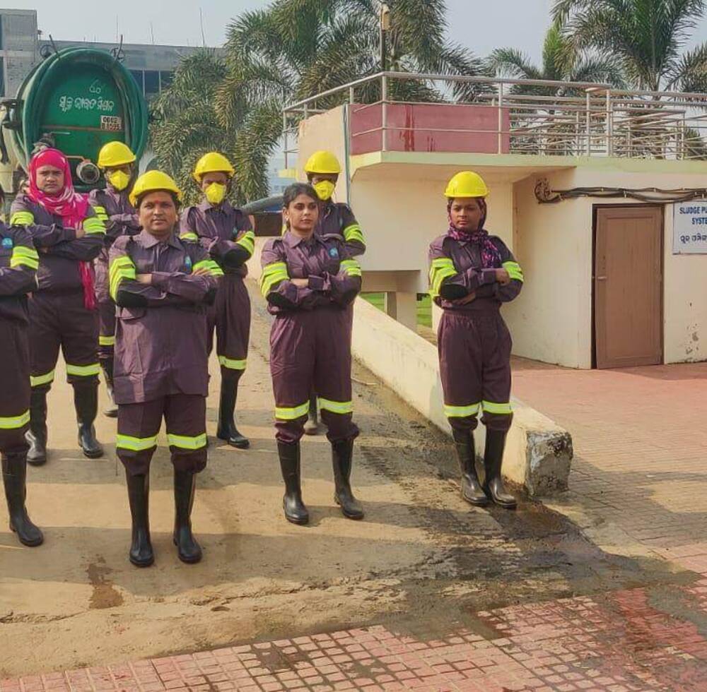 Women leading sanitation management in India