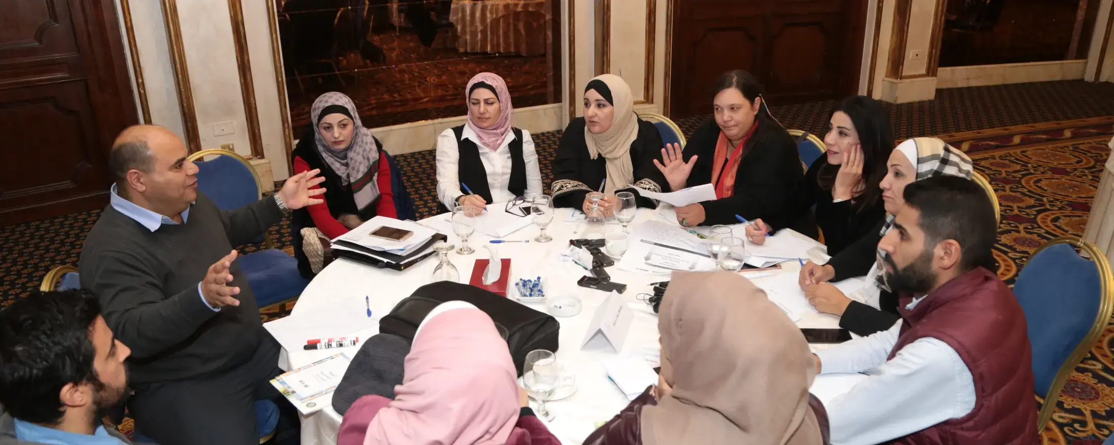 Identifying priority urban issues by key stakeholders during the launching workshop of the National Urban Policy for Jordan 