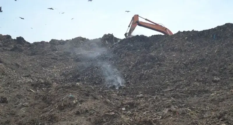 Since October 2019, biomining operations have been undertaken at the Gazipur landfill site in East Delhi to reduce its height from 60 meters to 40 meters and remediate 14 million tonnes of legacy mixed waste