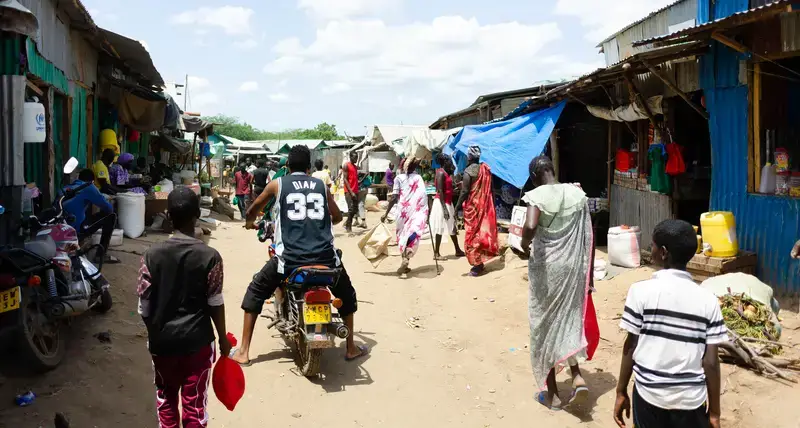 Marketplace in Kakuma refugee camp