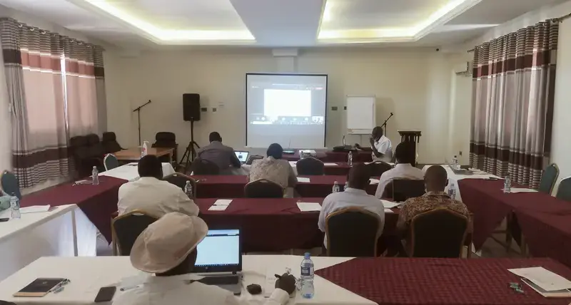 Participants attending the workshop both in-person and online (UN-Habitat 2021)
