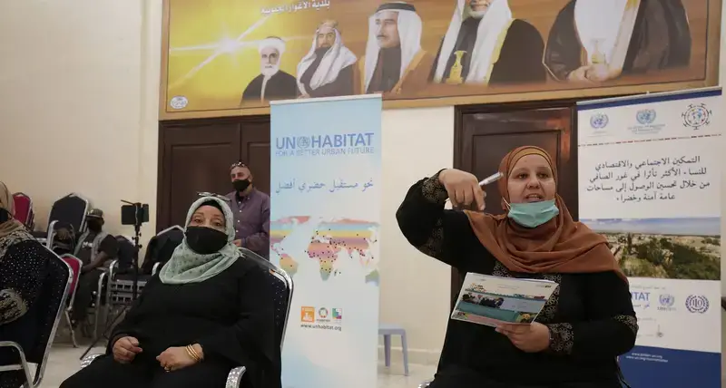 A community consultation organized by UN-Habitat about a public space in Ghor Al Safi town in the Southern Jordan Valley, Jordan 