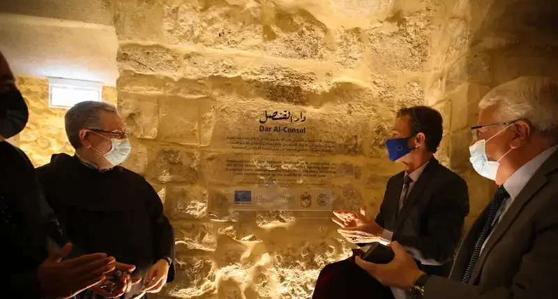 UN-Habitat helps rehabilitate Dar Al-Consul - from ancient ruins to modern Palestinian centres