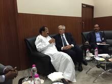 Dr Clos and Mr M Venkaiah Naid