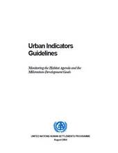 Urban Indicators Guidelines