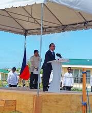 French President visits Guiuan