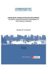 Linking Relief, Rehabilitation