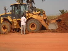 Levelling of Laterite fill