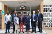 Kiambu team with UN-Habitat te