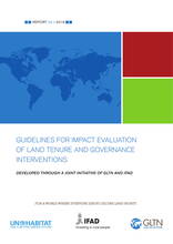 Guidelines for Impact Evaluation of Land Tenure and Governance Interventions - Cover image