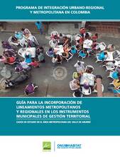 Guide for the incorporation of metropolitan and regional guidelines within the territorial management instruments - Cover image