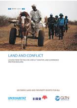 Land and Conflict: Lessons from The Field on Conflict Sensitive and Peacebuilding - Cover Image
