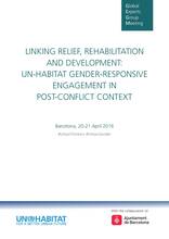 Linking Relief, Rehabilitation and Development:  Gender-Sensitive Engagement in Post-Conflict Contexts - Cover image