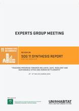 Review on SDG11 Synthesis Report for the 2018 HLPF - Tracking Progress Towards Inclusive, Safe, Resilient and Sustainable Cities and Human Settlements - Cover image