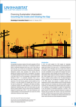 Financing Sustainable Urbanization: Counting the Costs and Closing the Gap - Cover