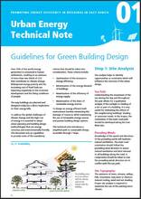 Urban Energy Technical Note 01: Guidelines for Green Building Design - cover